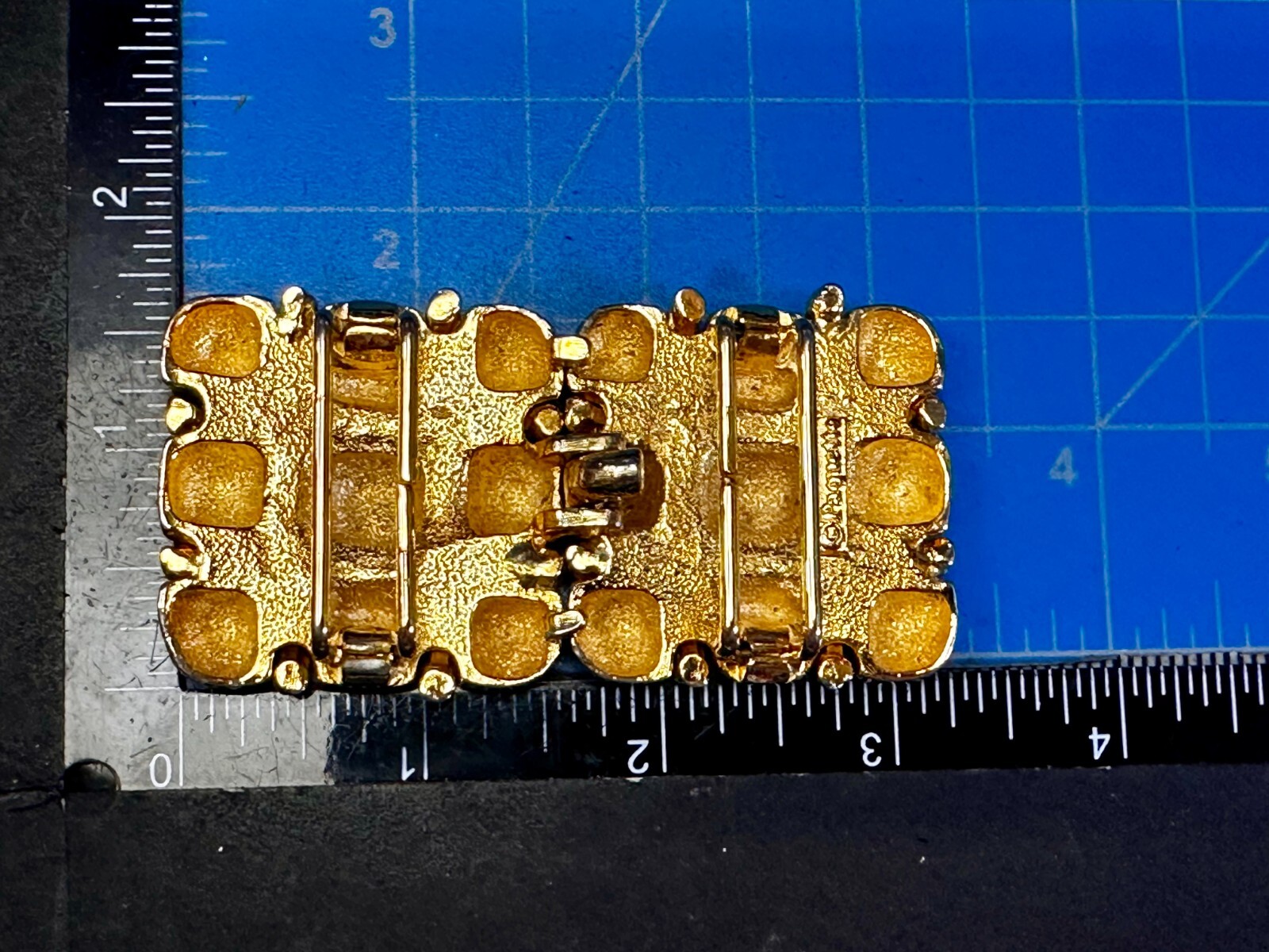 Tic Tax Toe Square Two Piece Interlocking Gold To… - image 7