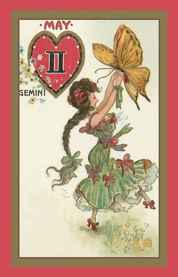 GEMINI *2X3 FRIDGE MAGNET* ASTROLOGICAL ASTROLOGY HOROSCOPE CELESTIAL ZODIAC 