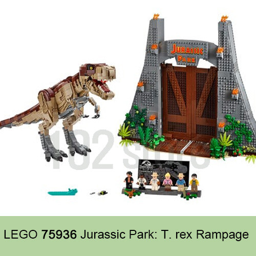 LEGO 75936 Jurassic World™ Jurassic Park: T. rex Rampage (3120 Pieces) - Picture 3 of 8