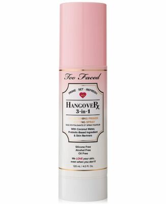 Too Faced Hangover RX 3-in-1 Replenishing Primer & Setting Spray 4.0 oz. NIB