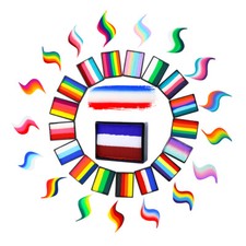 Water Activated Face Paint Body Painting Split Cake One Stroke 40G Easy Wash