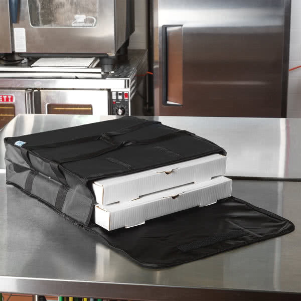 10 PACK Insulated Catering Pizza Food Delivery Carrier Hot Bag Box Black 18" 16"