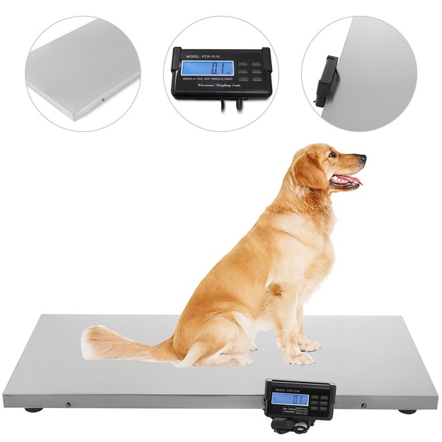 660lb Digital Livestock Vet Scale Hog Pet Dog Sheep Shape Heavy Duty