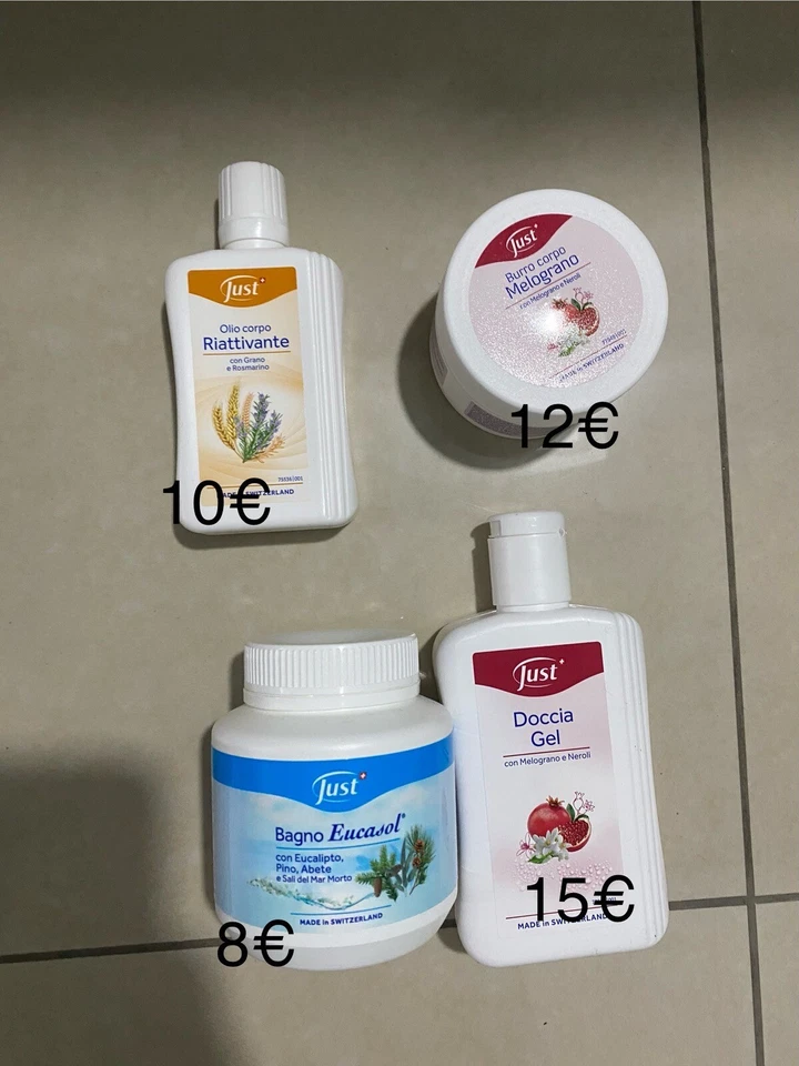 prodotti JUST creme oli essenziali solari viso capelli casa SET vari SCONTATI - Immagine 4 di 4