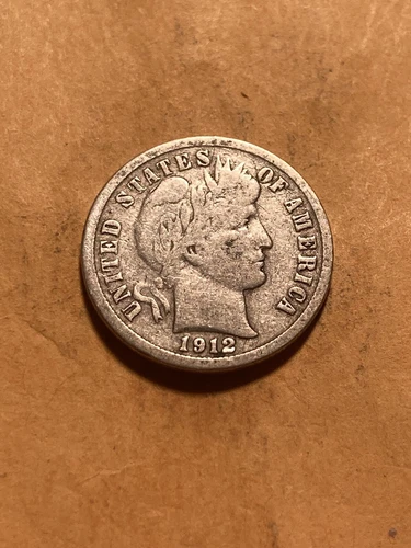 1912 D Barber Dime - VG+ - As Shown! (#796)