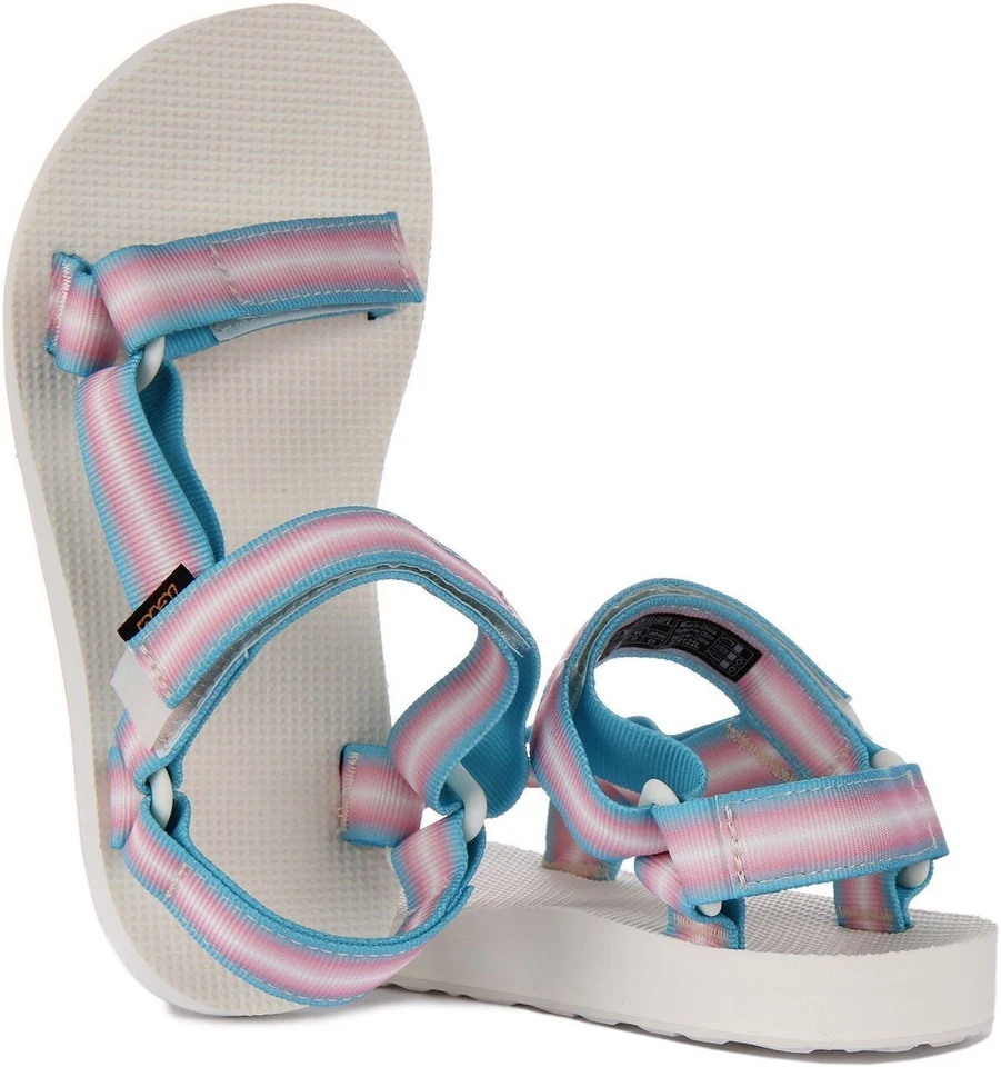 TEVA Gradiate Original Universal Vegano Mujer Sandalia Azul Multicolor GB 3 - - Imagen 4 de 4