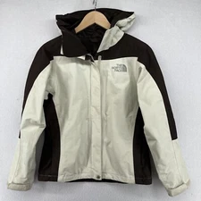 THE NORTH FACE Jacket Womens XS Hyvent Windbreaker Softshell Winter Skiing Beige