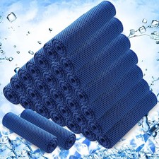 30 Pack Cooling Towels, 40"x12" Ice Microfiber for Neck  Face, Yoga, Gym, Sport