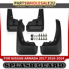 4x New Front Rear Mud Flaps Splash Guards Fender For Nissan Armada 2017-2024
