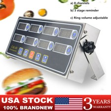 8 Channel Digital Kitchen Timer Clock Restaurant Reminder Cooking Commercial