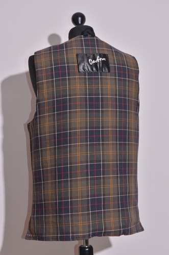 Barbour Men's A855 Quilted Waistcoat Zip In Liner Green Gilet Full Zip C44 112CM - Picture 7 of 10