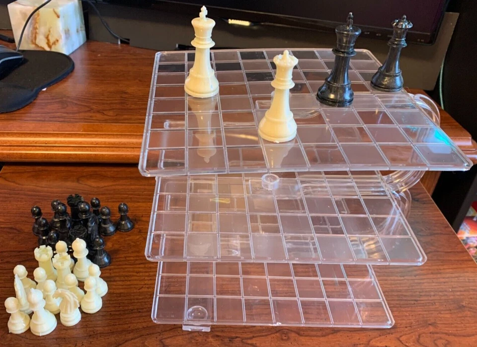 Chess in the Third Dimension 1976 完整 Skor-Mor 产品棋盘游戏 — 第 2/4 张图片