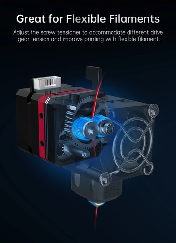 Lot V2S 24V Extruder Direct Dual Drive Gear Hotend 24V TPU 3DPrinter Part Ender - 第 8/25 張圖片