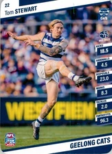 2024 Geelong Cats AFL TeamCoach Card - Tom Stewart