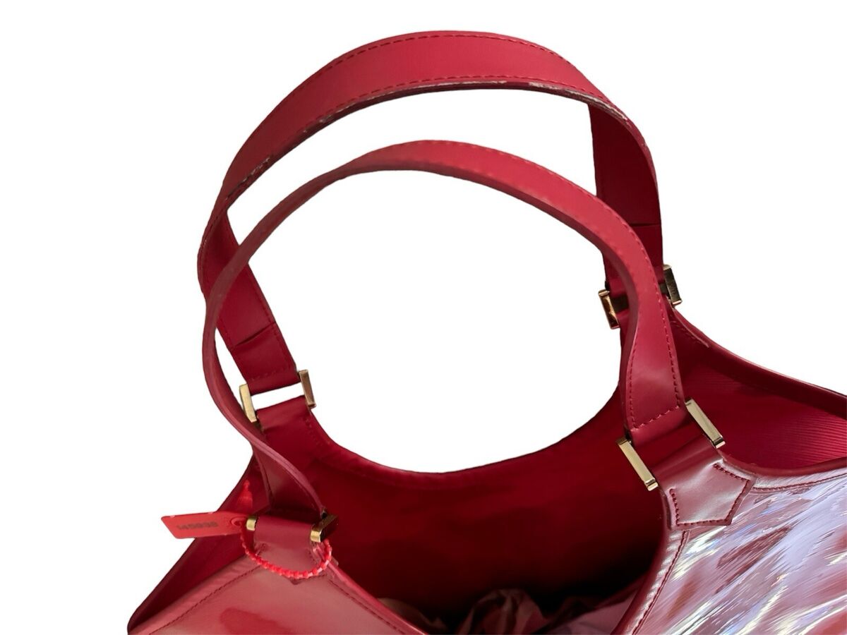 Louis Vuitton Clear Red Epi Plage Lagoon Bay | eBay Louis Vuitton Clear Red Epi Plage Lagoon Bay | eBay