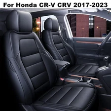 Custom for Honda CRV CR-V Car Seat Covers Nappa Leather Full Set Protectors