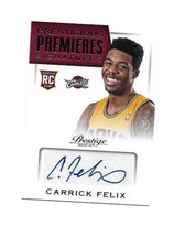 2013-14 PRESTIGE Prestigious Premiere Signature #22 CARRICK FELIX RC (Cavaliers)