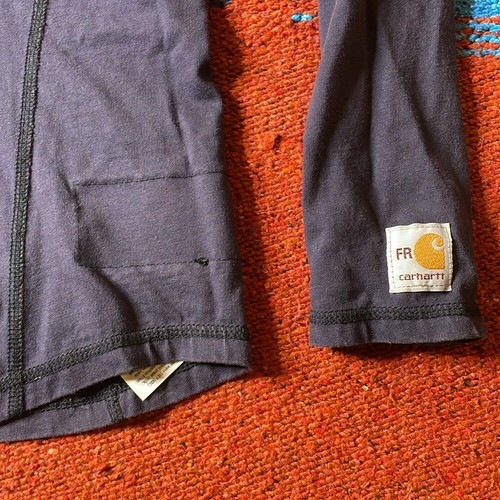 Carhartt Blue Long Sleeve FR Womens S Statoil Embroidered Tee - Bild 4 von 10