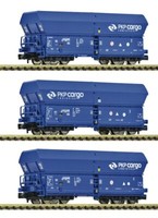 Fleischmann 6660086, 3Tlg. Set Selbstentladewagen, Pkp Cargo, Neu & Ovp, N