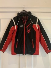 Spyder Snowboard Ski Snow Jacket Boys Size 16 Red Black