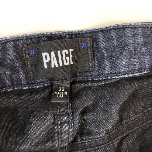 Paige Jeans Herren Größe 33 blau Denim Lennox Mack Beinhose. 199 $ Verkaufspreis - Bild 7 von 12