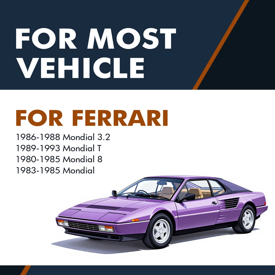 Par de 2 soportes de elevación de tapa de maletero trasero para Ferrari Mondial 3.2 1986-1988 Foto 2 de 4