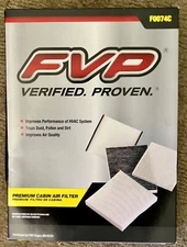 Premium Cabin Air Filter FVP F0074C (Brand New)
