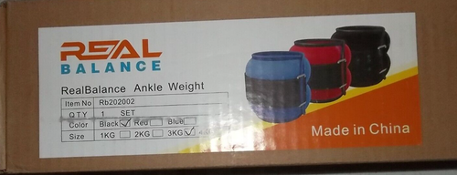 Realbalance verstellbare Knöchel Handgelenk Gewichte - Bein Arm Riemen Paar Set Sport 3K - Bild 1 von 7