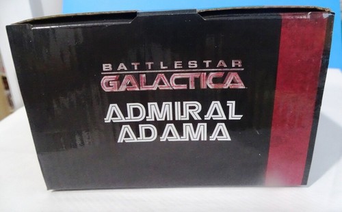 Battlestar Galactica Admiral Adama Animated Maquette/Statue- 5.9" Hero Sized-QMX - Foto 6 di 7