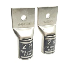 Lot of 2 Ferrules Direct SB75038 Compression Lug 40.6mm x 48.3mm, 750MCM
