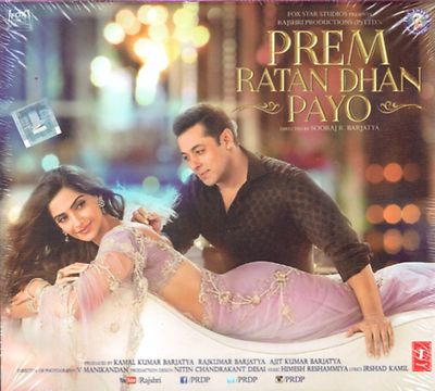 PREM RATAN DHAN PAYO - Original Bollywood Soundtrack CD zum Film mit Salman Khan
