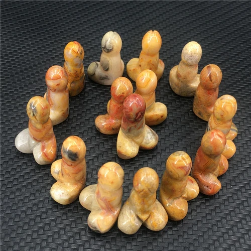Wholesale Natural mix mini Penis Carved quartz Crystal Massager Wand Healing - Picture 268 of 296
