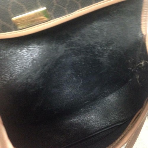 Vintage Christian Dior Coated Canvas Shoulder-Crossbody 8in x 6.5in x 2.5in - Picture 9 of 10
