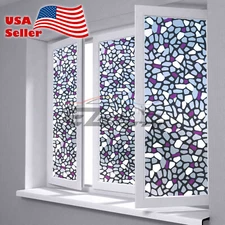 4"x8" Sample Frosted Film Glass Home Bathroom Window Security Privacy #5039a