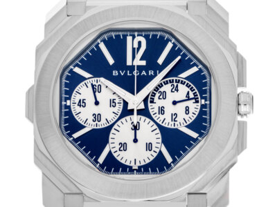 Bulgari Octo Finissimo Chronograph GMT Ref.103467 2025 Full Set Ungetragen