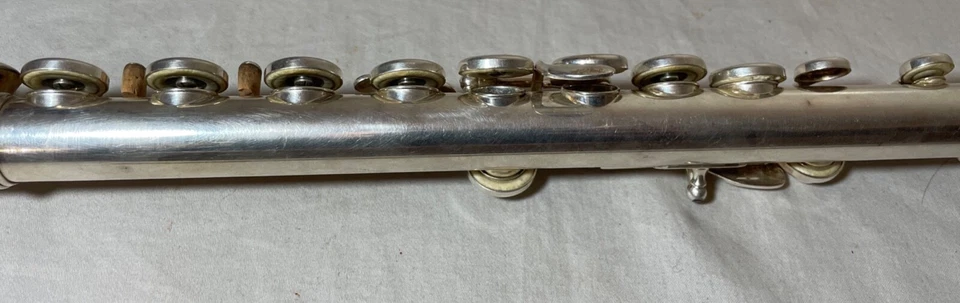 Flauta vintage Emerson eld elkhart Indiana plata números de serie 33765 estuche antiguo Foto 2 de 4