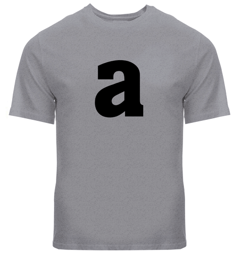 Buchstabe A Alphabet Unisex Herren Damen Tee T-Shirt cool Geschenk Shirts Freizeit Gr. S ~ 3XL - Bild 12 von 32