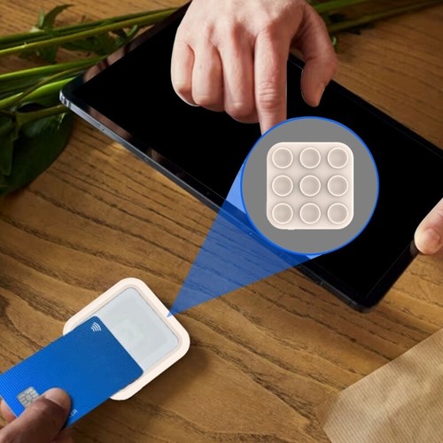 Contactless Chip Card Reader Cover for Square Reader 2nd Silicone Sleeve Case - Afbeelding 2 van 11