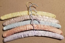 Satin Dress Hangers 5 Various Colors