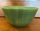 Amazing Vtg 1930s Jade Green Bauer Ring Bowl #36. Supurb Condition 5.75"Dia 3"T