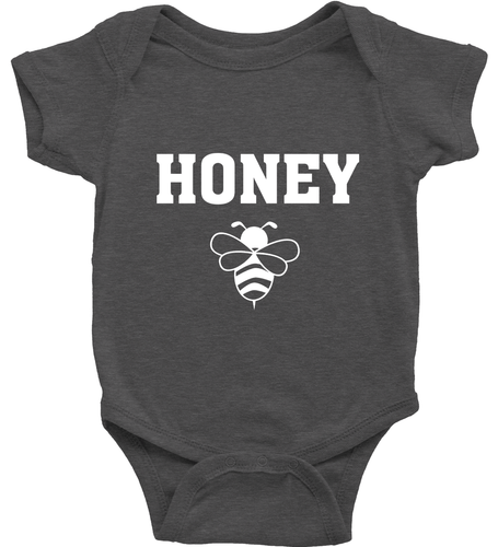 Honey Toddler Kids Tee T-Shirt Baby Bodysuit Clothes Gift Bee Sweet Honey Bee - Picture 32 of 36