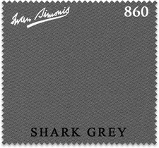 Simonis 860 Pool Table Cloth -Shark Grey 8FT
