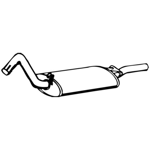 Walker EndschalldäMpfer SchalldäMpfer Hinten FüR Audi 80 1.6 1.8 2.0 E-image