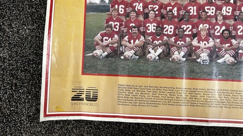 1982 SF San Francisco 49ers Super Bowl Team Poster Super Bowl XVI | 17.5x21.5” - Picture 5 of 6