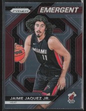 Jaime Jaquez Jr. 2023-24 Panini Prizm #23 Emergent Miami Heat Basketball Card