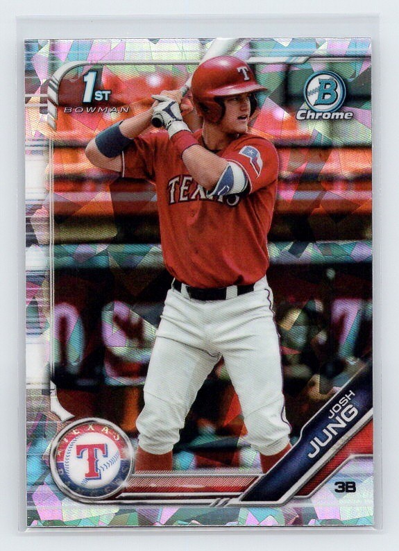 2019 Bowman Draft - Sapphire Josh Jung #BDC-7 (RC) Texas Rangers