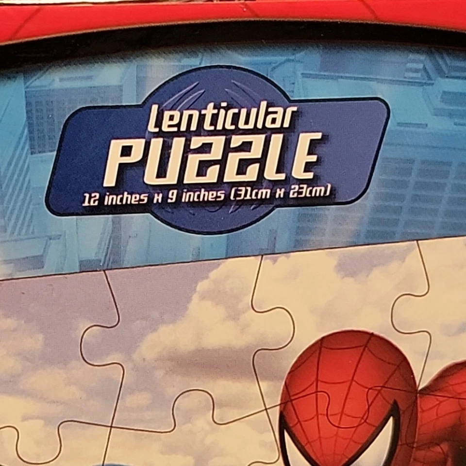 Spider-Man Spider Sense 48 Piezas Puzzle Marvel Nuevo Precintado, 2011 CUBIERTA HOLOGRAMA Foto 3 de 4