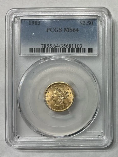 1903-P Liberty Quarter Eagle — photo from the most recent tracked eBay sale