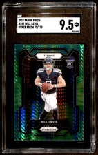 2023 Panini Prizm Rookies Hyper 75/175 Will Levis #397 SGC 9.5 BG6