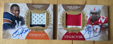 Bo Jackson 2013 Exquisite Collection Legacy DUAL AUTO Jersey /5 Eddie George